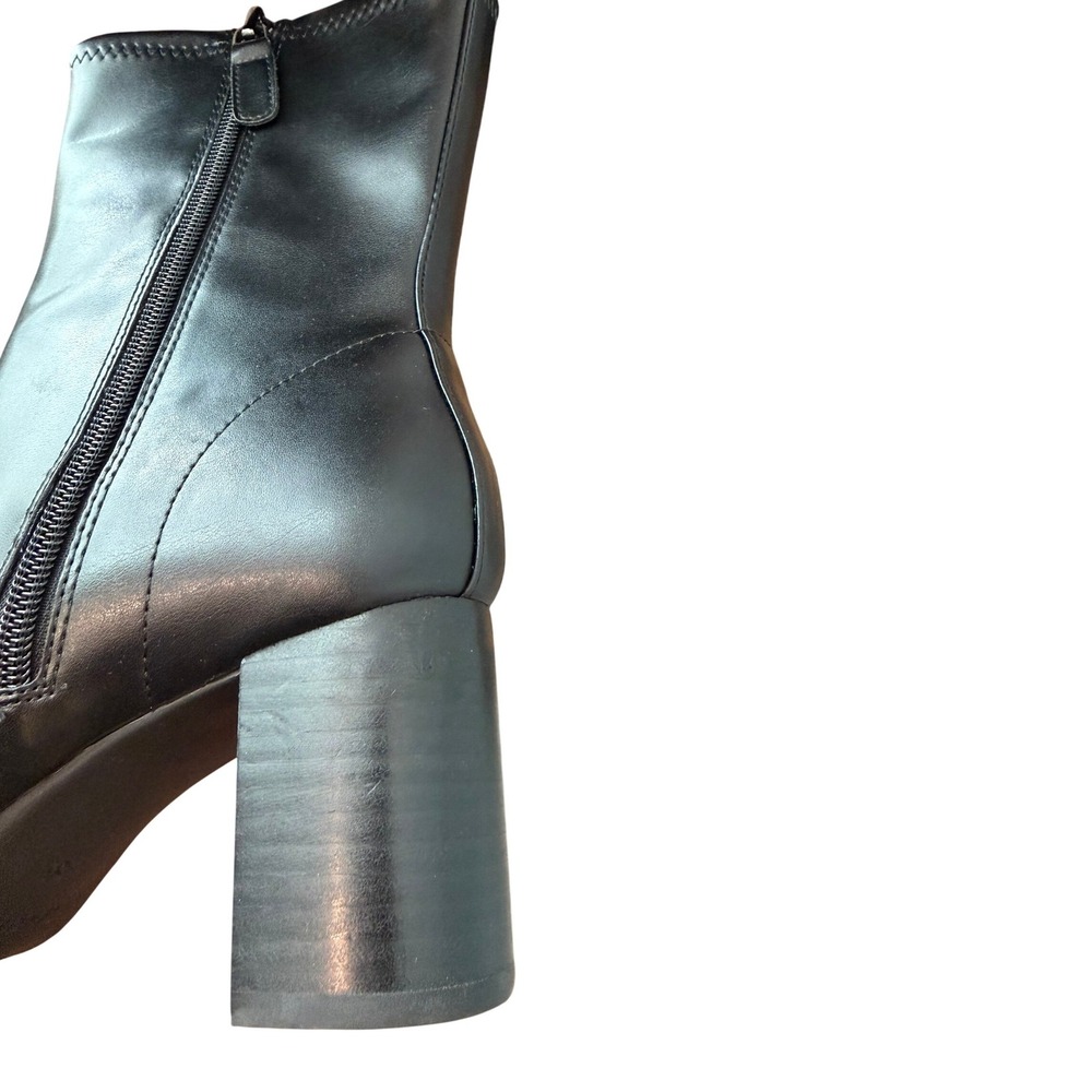Aerosoles Miley Womens Black Square Toe Block Heel Ankle Boots Size 8.5M - NWOB - Picture 8 of 9